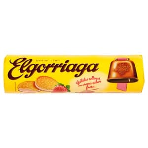 ELGORRIAGA Galletas rellenas de fresa 240 g.