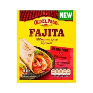 OLD EL PASO Sazonador para fajitas picante 25g