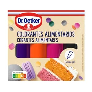DR.OETKER Colorantes alimentarios oscuros 40 g.