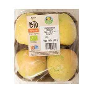 ALCAMPO CULTIVAMOS LO BUENO ECOLÓGICO Manzanas golden ecológica Bandeja 700 g.