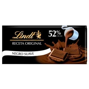 LINDT Chocolate negro 52 % 100 g.