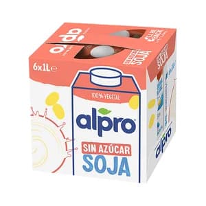 ALPRO Bebida soja 0% azúcar caja 6x1 l.