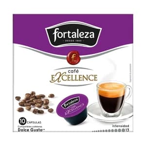FORTALEZA Excellence café en cápsulas intensidad 13, 10 uds, 100 g