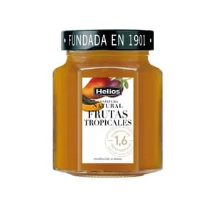 HELIOS Confitura de frutas tropicales, toque de zumo de limón y azúcar moreno 330 g.