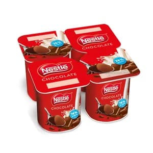 NESTLÉ Yogur de crema de chocolate con leche NESTLÉ 4 x 125 g.