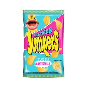 JUMPERS Patatas onduladas con sabor a mantequilla 110 G.