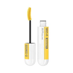 MAYBELLINE Colossal curl bounce Tono nego Máscara de pestañas efecto rizado y volumen.