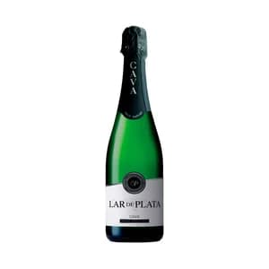 LAR DE PLATA Cava brut nature, elaborado en Extremadura botella 75 cl.