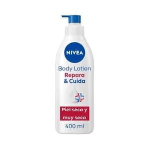 NIVEA Repara & cuida Loción corporal (body milk) hidratación intensa, para pieles secas y muy secas 400 ml.