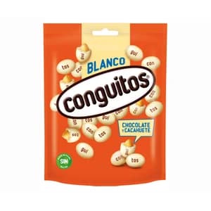 CONGUITOS Cacahuete de chocolate blanco 200 gr.