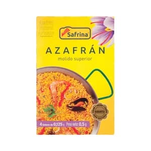 SAFRINA Azafrán molido estuche 4 sobres. 0,5 g