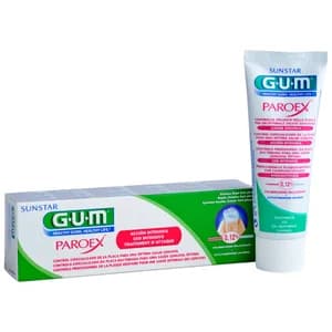 GUM Pasta de dientes de uso intensivo para una óptima salud de las encías GUM Paroex 75 ml.