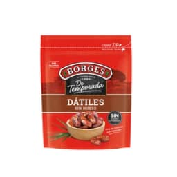 BORGES Dátiles sin hueso, dulces, sabrosos y sin gluten 200 g.