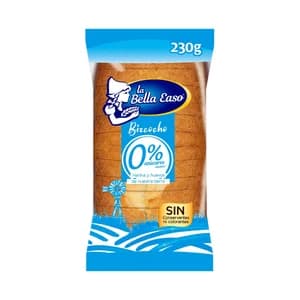 LA BELLA EASO Bizcocho sin azúcares añadidos 0% 230 g.