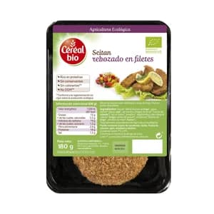 NATURECOR Seitán de cultivo ecológico rebozado NATURECOR 180 g.