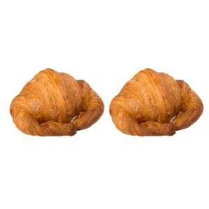 Croissant artesano de mantequilla. 2 uds.