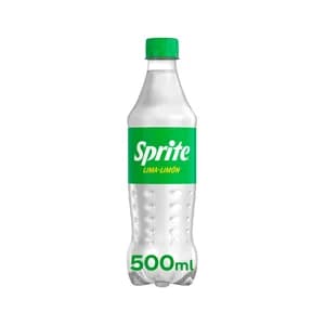 SPRITE Refresco de lima y limón bajo en azúcar botella 500 ml.