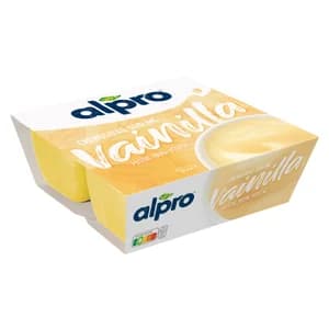ALPRO Postre a base de soja con sabor a vainilla 4 x 125 g.