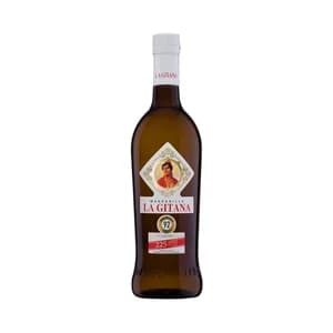 LA GITANA Vino manzanilla con D.O. Manzanilla Sanlúcar de Barrameda LA GITANA botella de 37,5 cl.