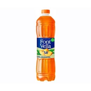 FONT VELLA Agua mineral te melocotón 1,15 l.