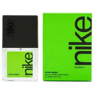 Colonia para hombre con vaporizador en spray NIKE Ultra green 30 ml.