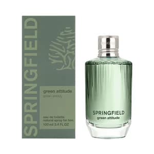 SPRINGFIELD Green attitude Eau de toilette para hombre con vaporizador en spray 100 ml.
