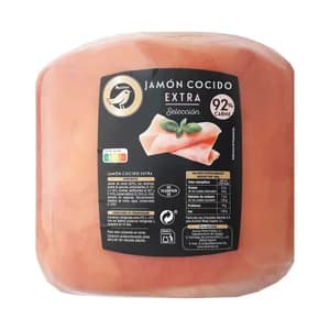 Jamón cocido extra ALCAMPO GOURMET Selección - Loncha fina 1 mm