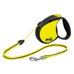 FLEXI Correa para perro de cordón neón FLEXI 5 metros Talla-S