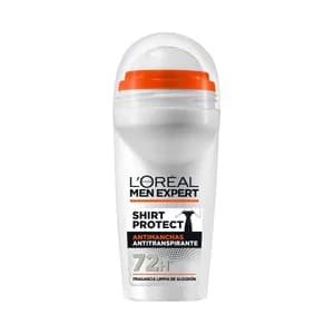 L´OREAL PARIS Men expert shirt protect Desodorante roll on para hombre, antitraspirante hasta 72 horas 50 ml.