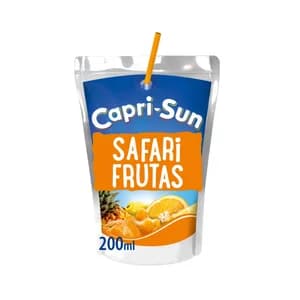 CAPRI-SUN Bebida, base de zumo de frutas Safari 200 ml.