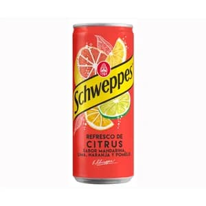 SCHWEPPES Refresco cítrico lata 33 cl.