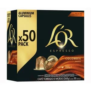 L'OR Café en cápsula Colombia 50 uds. 260 g.