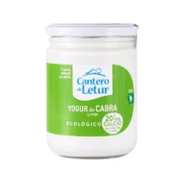 CANTERO DE LETUR Yogur de cabra ecológico CANTERO DE LETUR 420 gr.