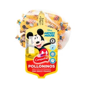 CAMPOFRÍO Polloninos (mini snacks de pollo cocido) 5 x 25 g.