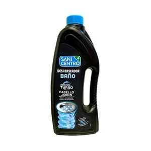 SANICENTRO Desatascador de baño con acción turbo, que no daña las tuberias 1 l.