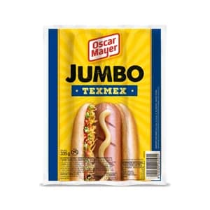 OSCAR MAYER Salchichas (pollo - cerdo) cocidas y ahumadas con queso y ahora tex mex 335 g.