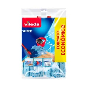 VILEDA Fregona Super +30% Microfibras Duplo VILEDA 2 uds.