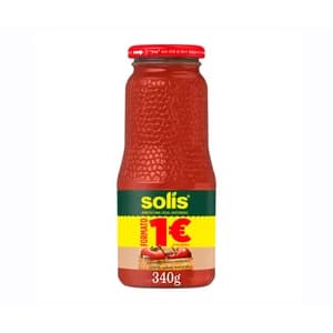SOLIS Tomate frito frasco 340 g.