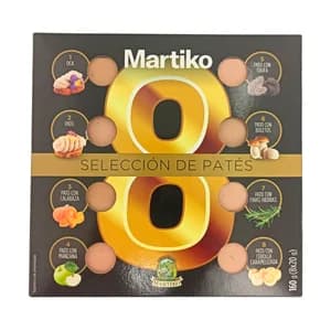 MARTIKO Surtido de pates de oca y pato 8 x 20 g.