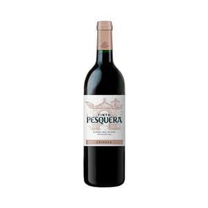 PESQUERA Vino tinto crianza con D.O. Ribera del Duero botella 75 cl.
