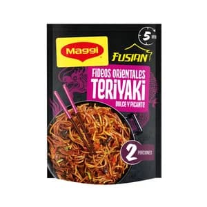 MAGGI Fideos orientales instantáneos (noodles) con salsa teriyaki 130 g.