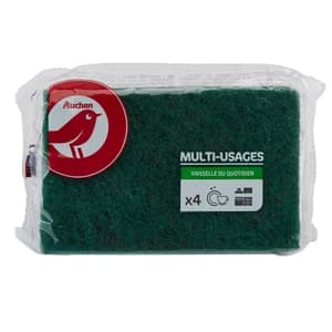 PRODUCTO ALCAMPO Estropajo fibra verde PRODUCTO ALCAMPO 4 uds.