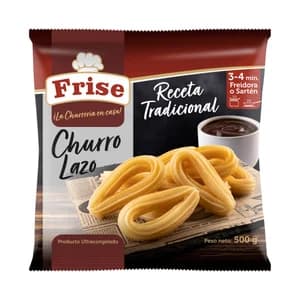 FRISE Churros ultracongelados con forma de lazo (receta tradicional) FRISE 500 g.