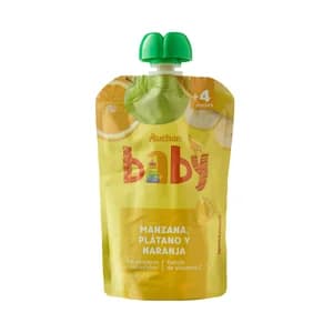 PRODUCTO ALCAMPO Pouch de manzana, plátano y naranja baby 120gr.