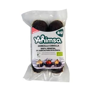 AHIMSA Bio Morcilla de cebolla (100% vegetal) de agricultura ecológica 230 g.
