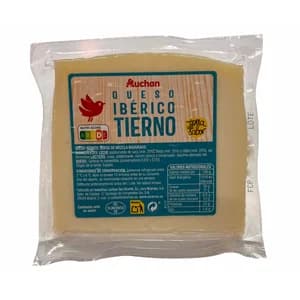 AUCHAN Queso mezcla tierno, cuña Producto Alcampo.
