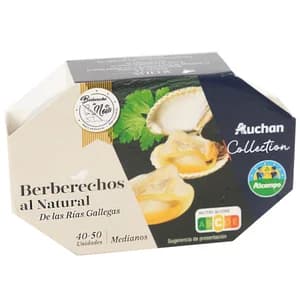 ALCAMPO CULTIVAMOS LO BUENO Collection Berberecho al natural 40/50 de la ria gallega lata 63 g.