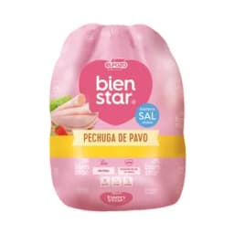EL POZO Bienstar Pechuga de pavo cocida reducida en sal - Loncha gruesa 3 a 4 mm