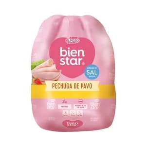 EL POZO Bienstar Pechuga de pavo cocida reducida en sal - Loncha gruesa 3 a 4 mm
