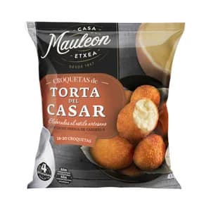 CASA MAULEON Croquetas de torta del Casar, elaboradas al estilo artesano 400 g.